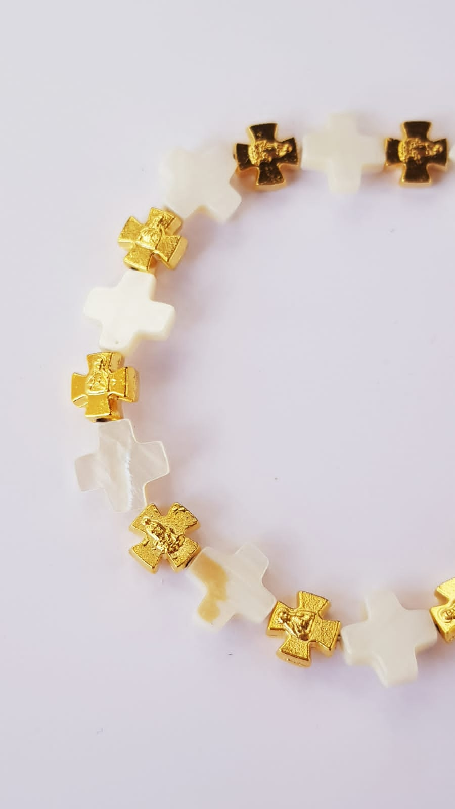 Shell&Golden Cross Bracelet