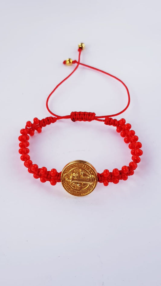 San Benito Red Threaded Bracelet